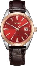 CITIZEN Citizen Collection Watch Mechanical Waterproof Green Silver NB1055-04W Men's Red Brown