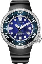 CITIZEN Promaster Light-Powered Eco-Drive Waterproof UNITE with BLUE Limited Edition Silver Blue Diver's Watch BN1025-08L Men's Black