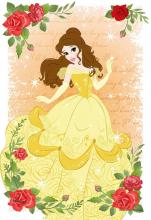 Jigsaw Puzzle Love Stained Glass (Beauty and the Beast) 300 Piece (D-300-717)