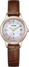 CITIZEN xC Watch Sakura Pink Mother-of-Pearl Finish ES9497-02D, Women's, Brown