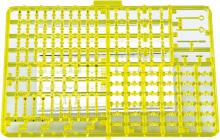 Aoshima Bunka Kyozai (AOSHIMA) 1/32 The Decotora Parts No.11-YE Marker Lamp Set of 4 Clear Yellow Plastic Model Parts (Automobile)