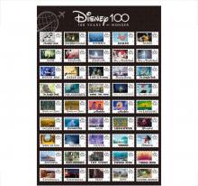 1000 Piece Jigsaw Puzzle Disney Animation History (55 works) World's smallest 1000 pieces (29.7x42cm)