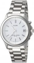 SEIKO Alba Quartz Titanium Sporty Reinforced waterproof for daily life (10 atm) Date and day of the week notation AQPJ402 Men's Silver