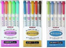 ZEBRA water-based pen click cart 36 colors set WYSS22-36C