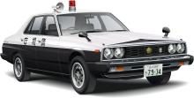 Aoshima Bunka Kyozai 1/24 The Model Car Series No.SP Nissan HGC210 Skyline Patrol Car `77 Plastic Model (Automobile)