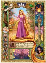Jigsaw puzzle Magical hair trail Rapunzel on the tower 500 pieces (35x49cm)