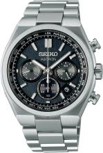 SEIKO ASTRON Watch Nexter Solar Radio 8B92 World Time Chronograph SBXY097 Men's Silver