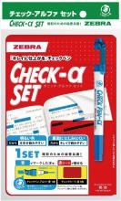 Kokuyo Memorization Pen Checkle Green Pink PM-M120P-1P