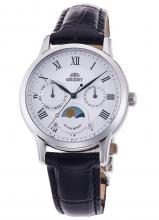 ORIENT Bambino SUN&MOON Sun & Moon Automatic Watch Mechanical Made in Japan Automatic Domestic Manufacturer Warranty RN-AK0803Y Men's White Silver