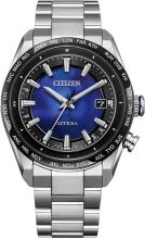 CITIZEN Attesa Watch Light-Powered Eco-Drive Radio-Controlled Waterproof UNITE with BLUE Limited Edition Silver Blue CB0288-65L Men's Silver