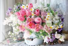 EPOCH 300-Piece Jigsaw Puzzle, Flower/Garden, Relaxing Pink (26x38cm), 28-053s, Includes Glue, Spatula, and Score Ticket