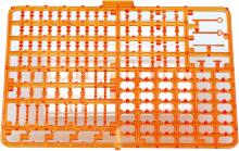 Aoshima Bunka Kyozai (AOSHIMA) 1/32 The Decotora Parts No.11-OR Marker Lamp Set of 4 Clear Orange Plastic Model Parts (Automobile)