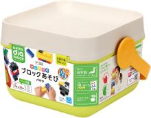 Kawada Large Diamond Blocks First Block Play Bucket (Large Edition) for ages 1.5 and up Block Toy OD-01A