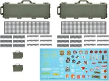 Tomytec 1/12 Little Armory LD050 Military Hard Case C2 Unpainted Assembly Runner Kit 334262
