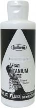 Holbein Acrylic Paint Acrylic Color Fluid Titanium White AF341 100ml 015341
