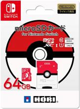 Pocket Monsters microSD Card for Nintendo Switch 64GB Monster Ball