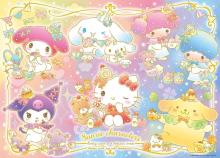 (Made in Japan) Beverly 600-piece jigsaw puzzle Sanrio Characters Sparkling Snack Time (38 x 53) 600-028