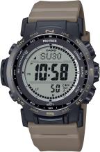 CASIO Pro Trek Watch Climber Line Radio Solar Uses Environmentally Friendly Materials PRW-35LD-5JF Men's Dark Coyote Color