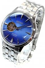 SEIKO PRESAGE Mechanical (with automatic winding) Cocktail Series Box Type Hard Rex Stamping & Wrapping Dial SRRY035 Ladies Blue