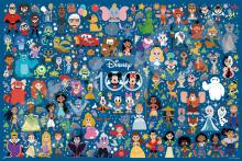1000 Piece Jigsaw Puzzle Disney 100: World Stamps (51 x 73.5 cm)