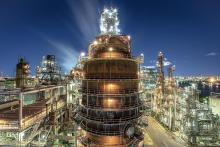 Yanoman (Made in Japan) 1000-piece jigsaw puzzle Kawasaki factory night view Toa Oil (Flexicoker) (50x75cm) 10-1486 Includes piece request postcard, glue, spatula, service card, jigsaw puzzle instruction manual, factory night view leaflet