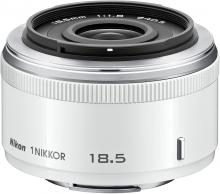 Nikon Single Focus Lens 1 NIKKOR 18.5mm f / 1.8 White Nikon CX Format Only