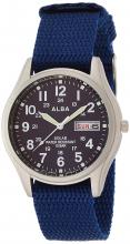 SEIKO Alba Quartz Titanium Sporty Reinforced waterproof for daily life (10 atm) Date and day of the week notation AQPJ402 Men's Silver