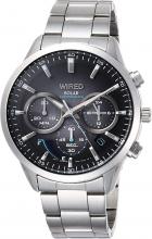 SEIKO WIRED buddy limited 500 pieces Black Dial Black Leather Band AGAK704Men's Black