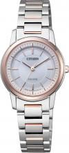 CITIZEN EXCEED Eco Drive radio clock direct flight pair Tanabata motif  Milky Way  limited model 600 limited EC1120-59M Ladies silver