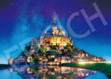 Jigsaw Puzzle Mont Saint Michel in the Starry Sky-France 3000 Small Piece (73x102cm)