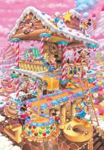 266Pieces Puzzle Disney Love' Illuminated Story (Bell) Gyutto Series Twinkle Shower Collection (Stained Art) (18.2x25.7cm)