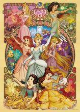 500Pieces Puzzle Disney Beautiful Blooming Maiden (Disney Princess) (35x49cm)