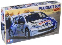 TAMITA 1/24 Sports Car No.221 Peugeot 206 WRC Plastic Model 24221