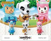 amiibo triple set (Kaizo/Totakeke/Lisa) (Animal Crossing series)