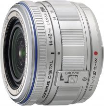 OLYMPUS 14-42mm f / 3.5-5.6 M. Zuiko Digital Zoom Lens (Silver)