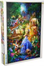 456Pieces Puzzle Nightmare Before Christmas Gyutto Series (Stained Art) (18.5x55.5cm)