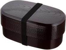 Thermos lunch box 2 tiers Fresh lunch box 980ml Black DJS-980W BK