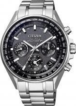 CITIZEN ATTESA Eco-Drive Radio Clock World Time Direct Flight CB1120-50EMen's Silver