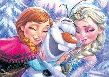 500Pieces Puzzle Frozen Ana and Frozen Ana, Elsa and Olaf (35x49cm)