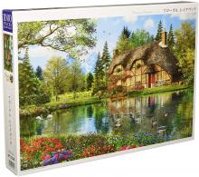 1000Pieces Puzzle Mt. Fuji and Evening Cherry Blossom (JAPAN) (50x75cm)