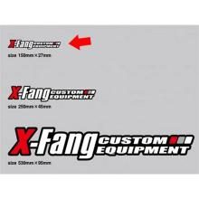 TGS X-Fang logo sticker 150mm ...