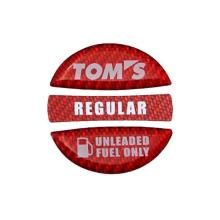 TOM'S Fuel Cap Garnish, Red (R...