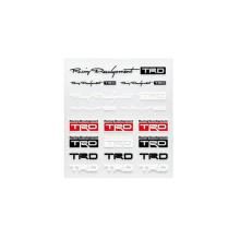 TRD Mini Sticker Set