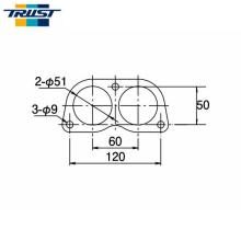 TRUST Muffler Flange 50mm Diam...
