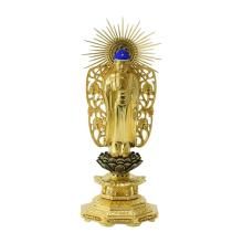 Wooden Buddhist statue, Jodo S...