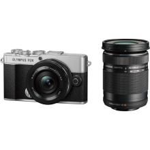 Olympus E-P7-WK-SLV EZ Double ...