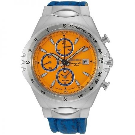 SEIKO Men's Giugiaro Design Limited Edition Macchina Sportiva Limited Model Sienna Orange SNAF83PC