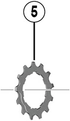 Shimano Repair Parts 13T Gear A (for 11-25T, 11-28T, 11-30T, 11-32T) CS-R8000 Y1WG13000