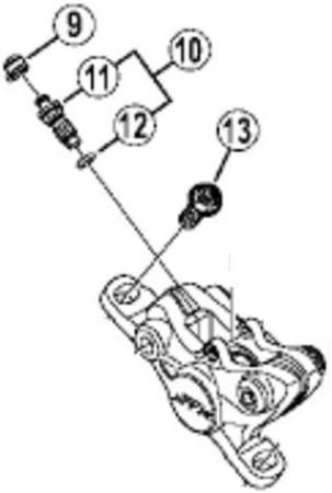 Shimano Repair Parts Bleed Nipple BR-M987 Y8LF09000