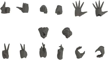 Kotobukiya Infinite Encounter Megalomaria Megalomaria MSG Ex-Hand Unit (Female Type A) Total length approx. 13mm Non-scale Plastic Model